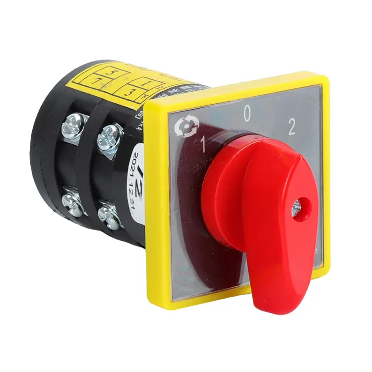 Interruttore a camma rotante combinato a tre posizioni da 10 A
