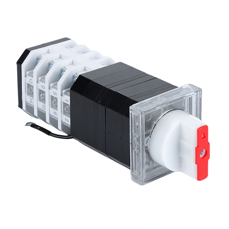 Maniglia corta 16A con interruttore di commutazione spia