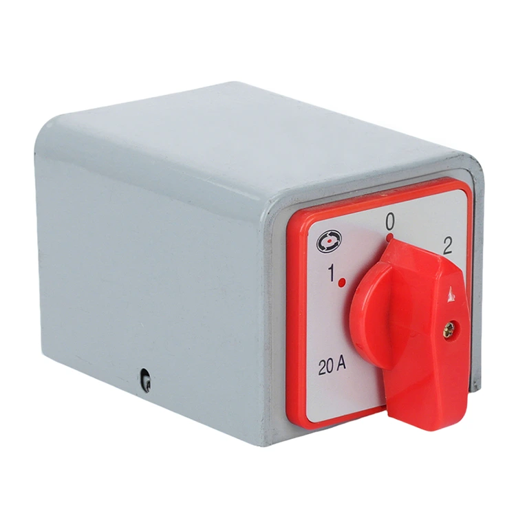 Interruttore a camma rotante combinato 20A 4kw con guscio