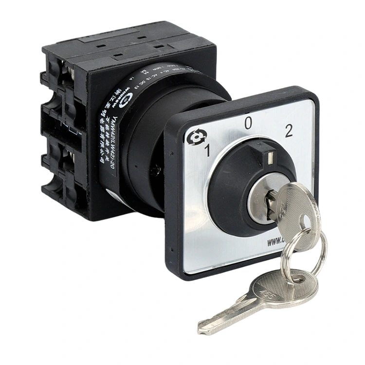 Centro di controllo con manopola a chiave 20A Installa l'interruttore a camma a tre posizioni