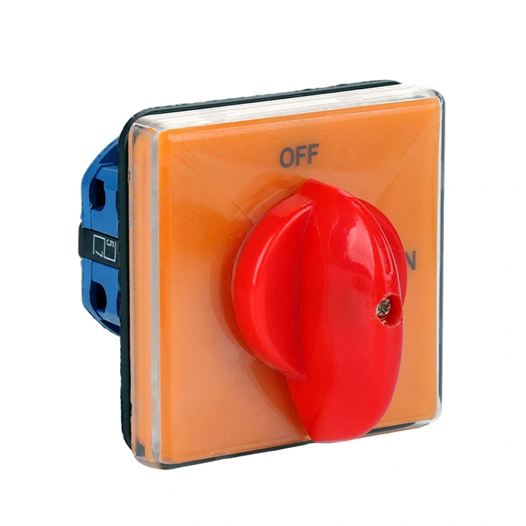 Interruttore rotativo OFF-ON da pannello grande da 20 A