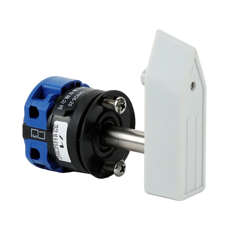 Interruttore a camma di trasferimento con impugnatura lunga da 20 A