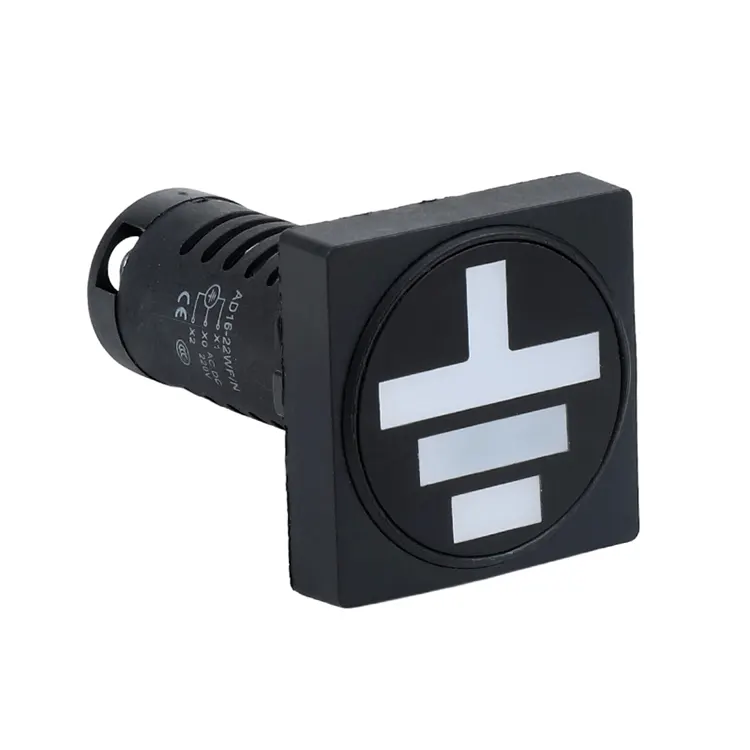 Dimensioni foro di montaggio 22 mm Indicatore di posizione di tipo quadrato AD16-22W
