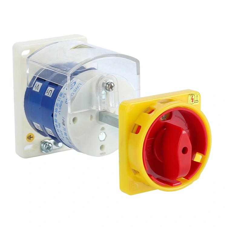 Interruttore combinato con camma di funzionamento sulla piastra anteriore con asta estesa