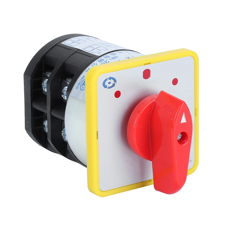 Commutatore rotativo con controllo manuale a manopola da 25 A