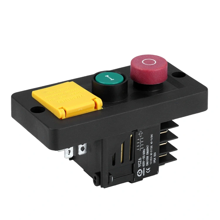 400 V 12 A con interruttore a bilanciere Interruttore elettromagnetico a pulsante