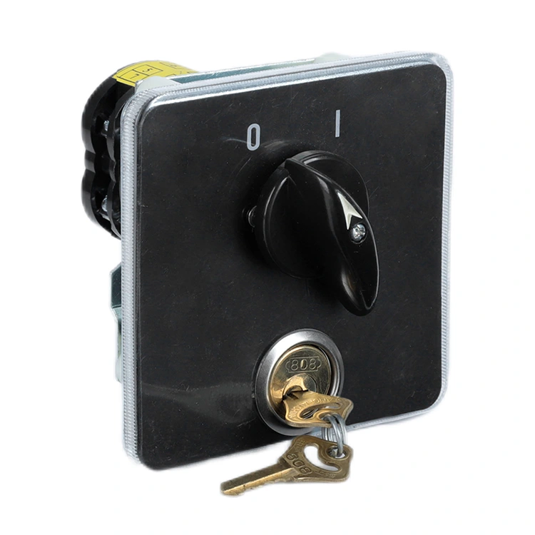 Interruttore a camma rotante con combinazione di controllo chiave 40A 7,5 kW