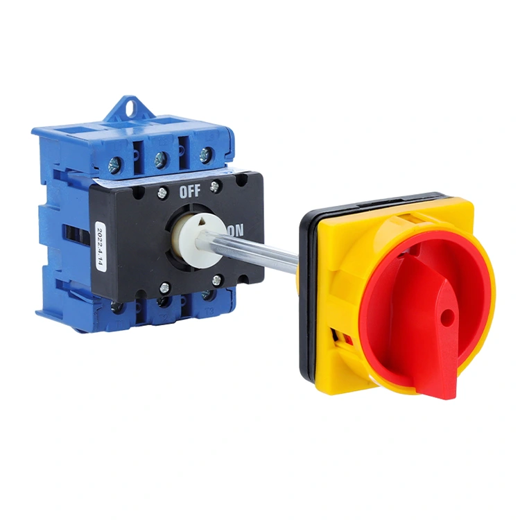 Interruttore isolatore con lucchetto con asta di prolunga 80A LW30