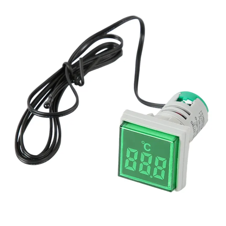 Indicatore luminoso circolare con display singolo per termometro digitale CA