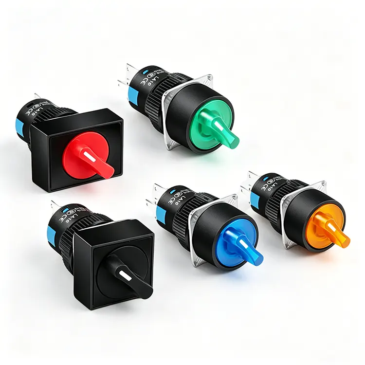 LA16 Selettore rotativo da 16 mm 2/3 posizioni