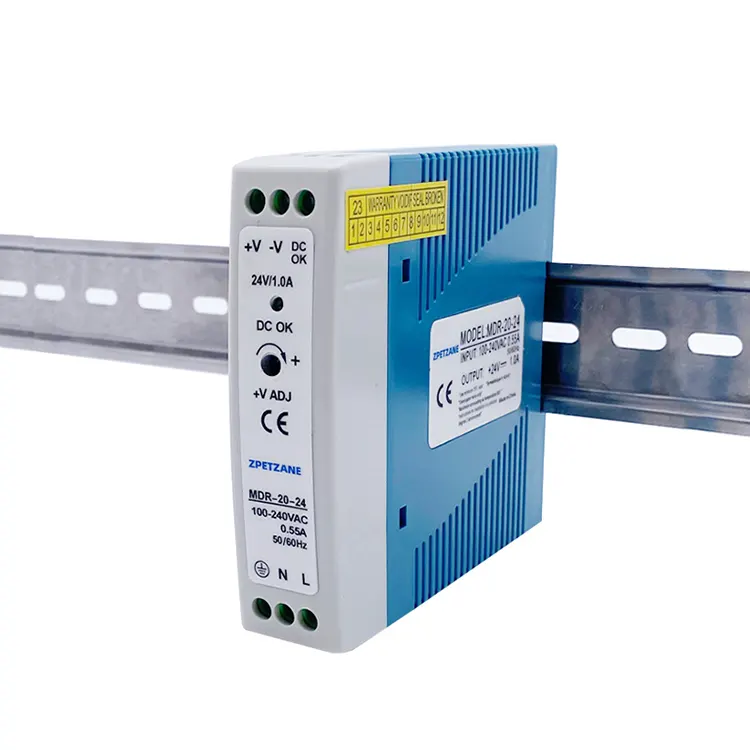 Alimentatore switch montato su guida DIN MDR-20W