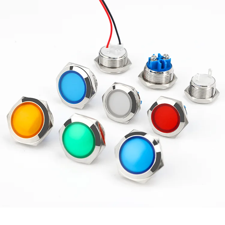 Indicatore luminoso in metallo