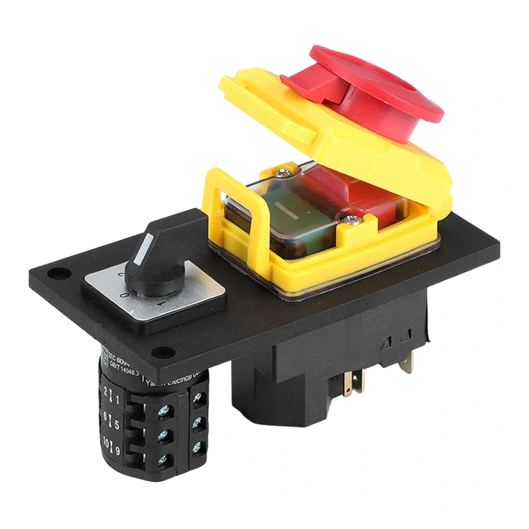 Interruttore elettromagnetico trifase con interruttore a camma